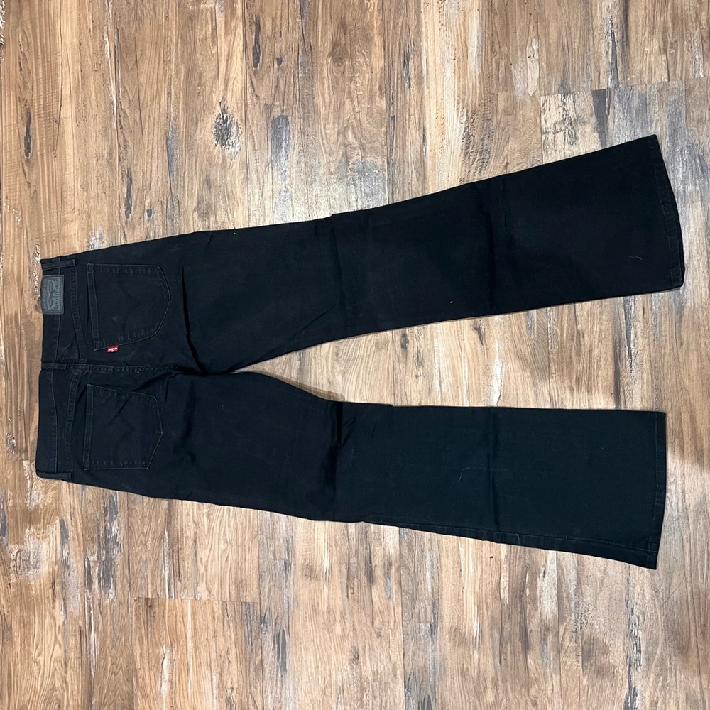Levi Straus Black Boot Cut Jeans - Picture 2 of 4
